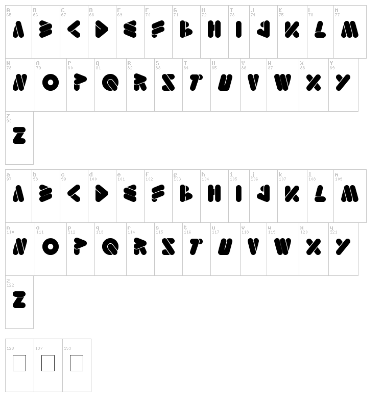 Emperor Of Japan font map